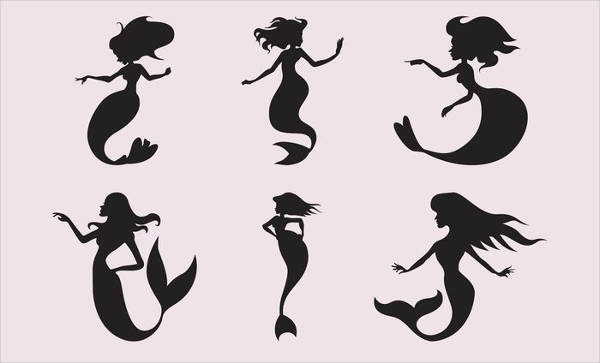 Free Free 51 Mermaid Silhouette Mermaid Hair Svg SVG PNG EPS DXF File