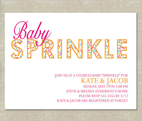 Free Baby Sprinkle Invitation