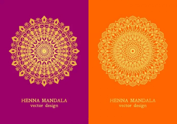 Free Vector Henna Mandala Designs