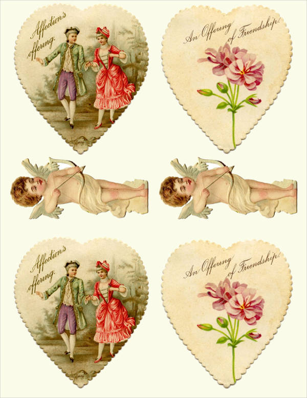 Free Vintage Valentine Printable