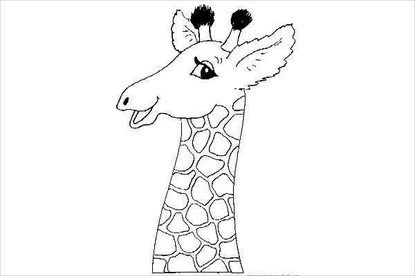 FREE 8+ Giraffe Coloring Pages in AI