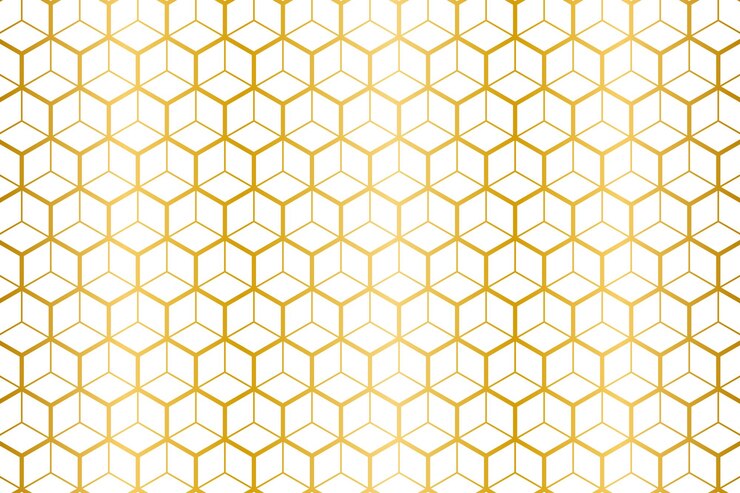 Golf Hexagons Abstract Background