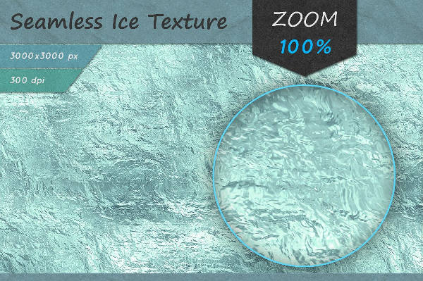 HD Ice Texture Design