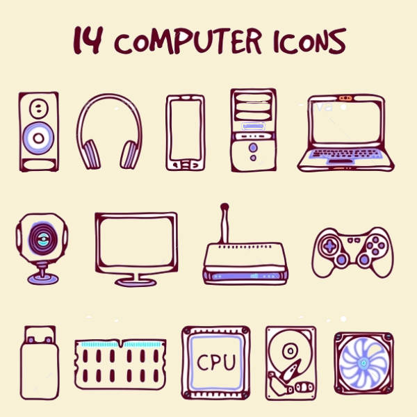 Hand Drawn Computer Icons