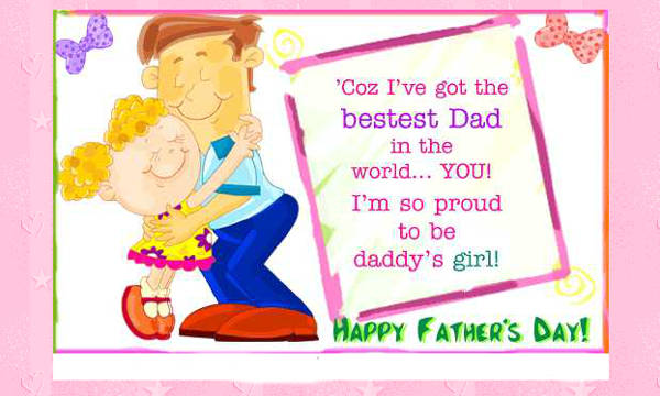 Happy Fathers Day Animated Card