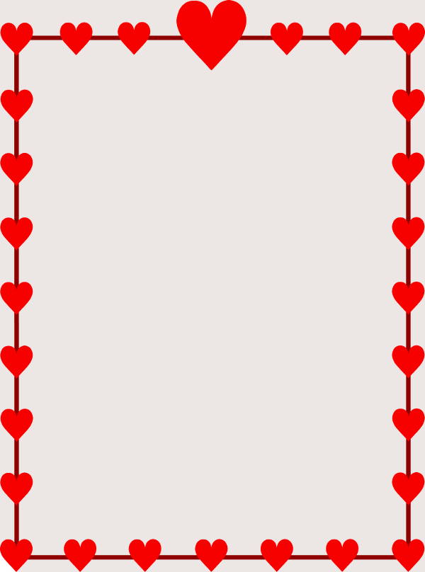 Heart Border Clip Art