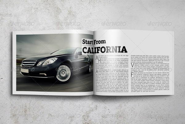 Horizontal Magazine Mockup