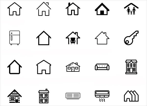 House Outline Icons