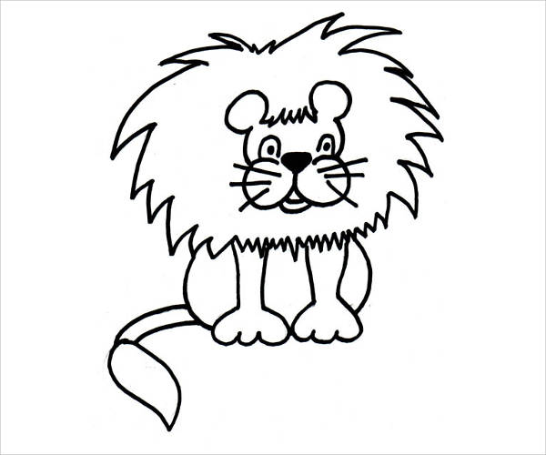 Free Free 55 Baby Lion Svg Black And White SVG PNG EPS DXF File