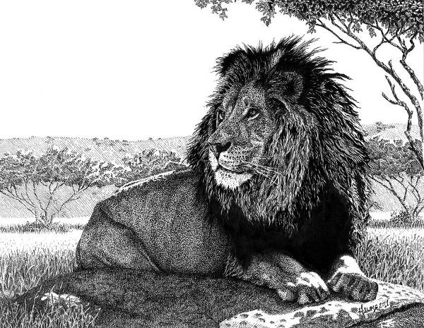 FREE 7+ Lion Drawings in AI