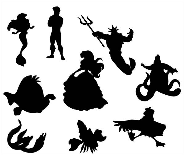 Download FREE 19+ Mermaid Silhouettes in Vector EPS | AI