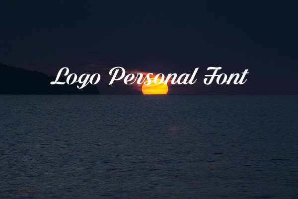 Logo Personal Font