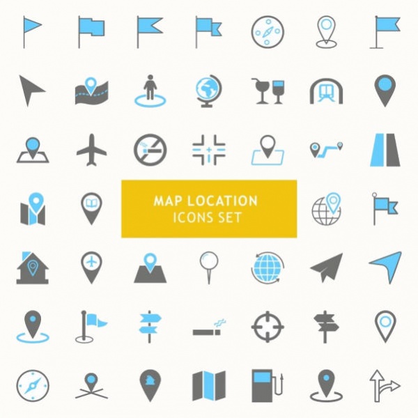 Map Location Icons