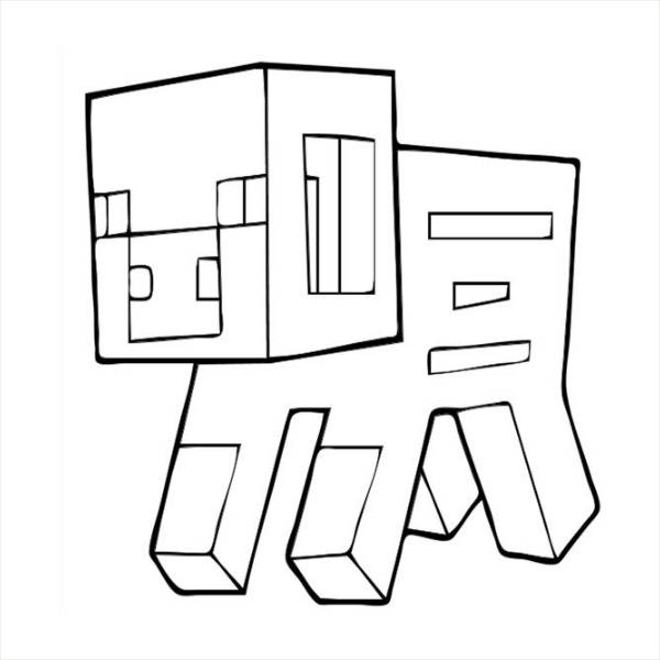 FREE 10 Minecraft Coloring Pages In AI