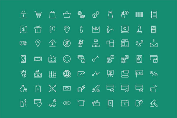 Money Line Icons