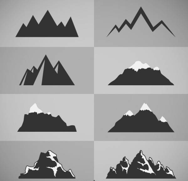 FREE 8+ Mountain Silhouettes in Vector EPS | AI