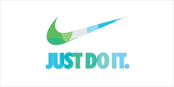 colorful nike logo