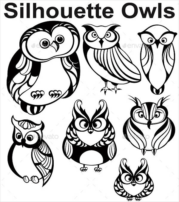 Owl Vector Silhouette