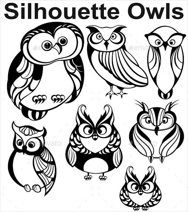 Download FREE 8+ Owl Silhouettes in Vector EPS | AI