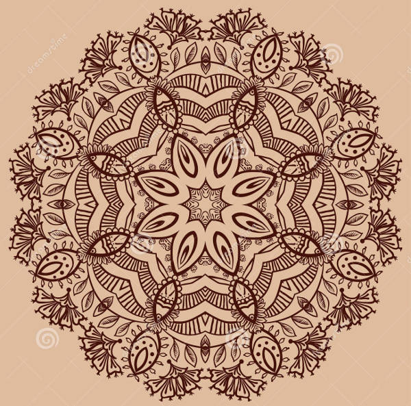 Paisley Mandala Design