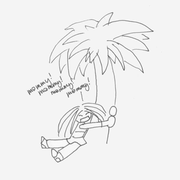 Palm Tree Cartoon Drawing