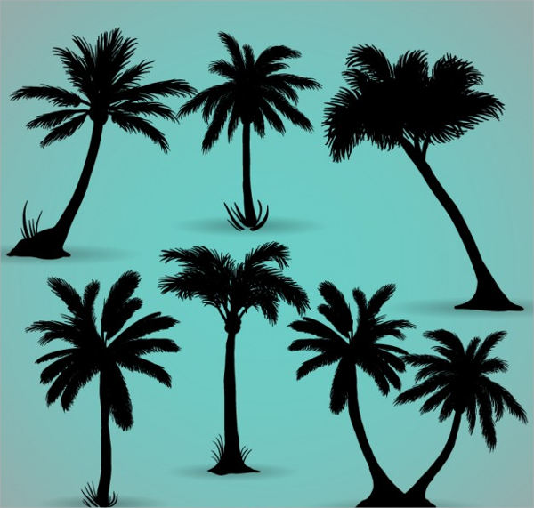 Palm Tree Silhouette Free Download