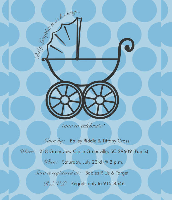 Personalized Baby Shower Invitation