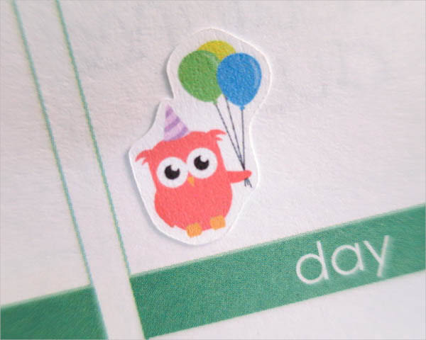 Personalized Birthday Sticker