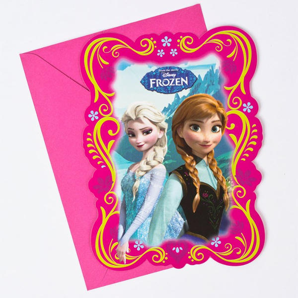 Personalized Frozen Birthday Party Invitation