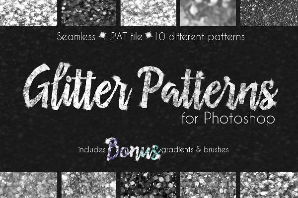 Photoshop Glitter Pattern