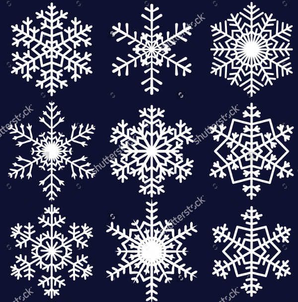 Photoshop Snowflakes Shapes