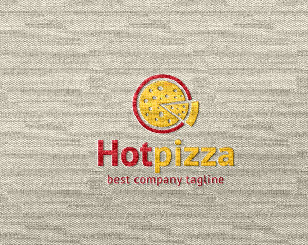 Pizza Hot Logo Design