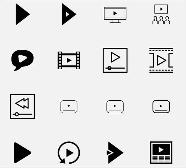Play Video Icons