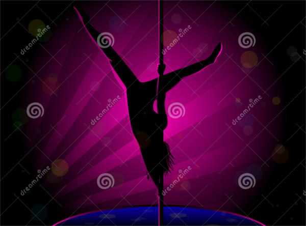 Pole Dancer Silhouette