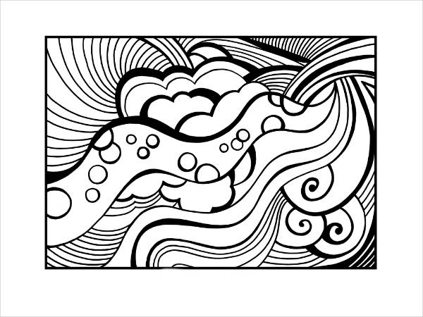 Printable Abstract Coloring Pages