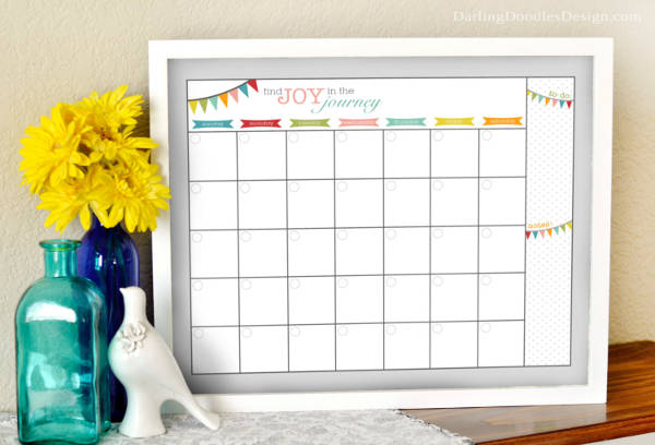 Printable Blank Calendar