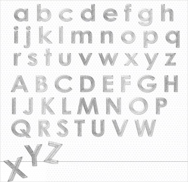 free 9 printable alphabet letters in ai