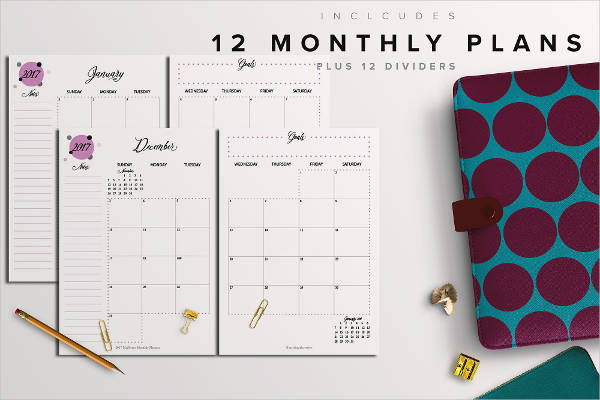 Printable Planning Calendar