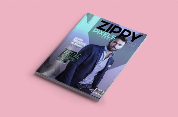 Realistic Magazine Mockup