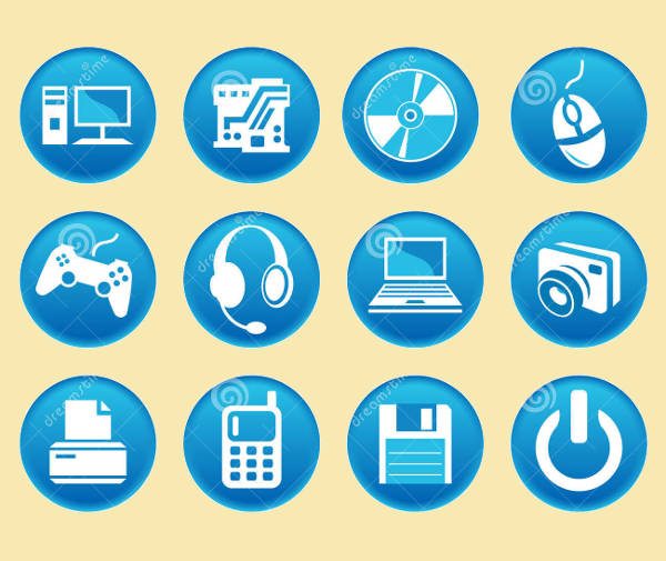 Round Shaped Computer icons