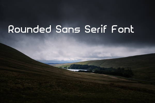 Rounded Sans Serif Font