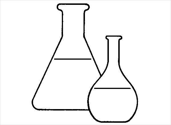Science Clipart Black and White
