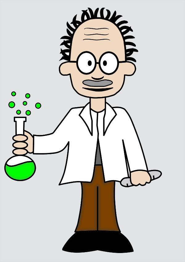 Science Clipart Black and White