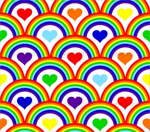 Seamless Rainbow Pattern