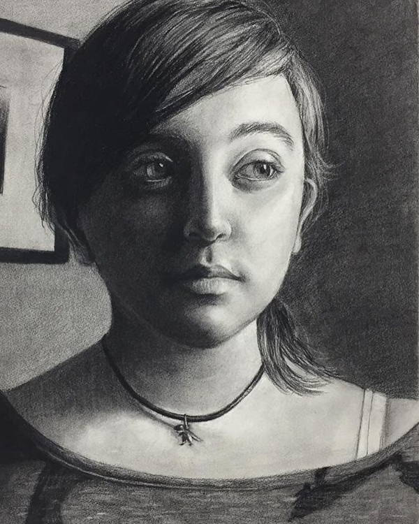 Self Portrait Drawing