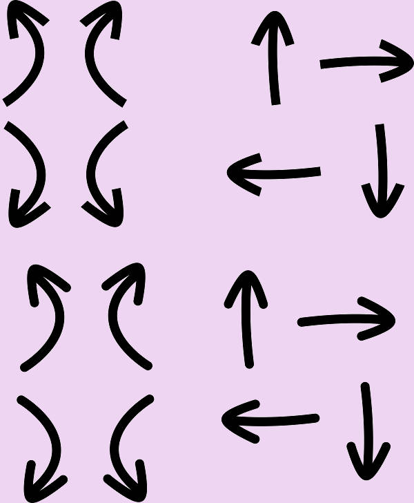 Set of Arrows Clipart