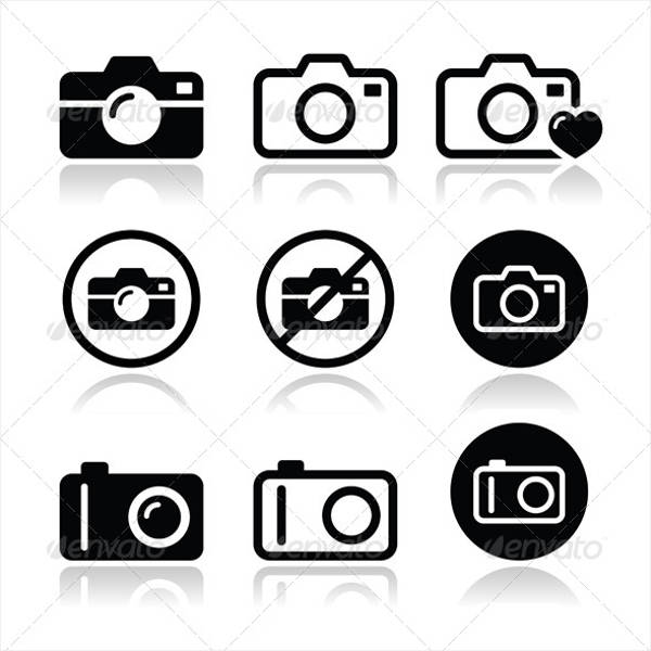 Set of Camera Icon