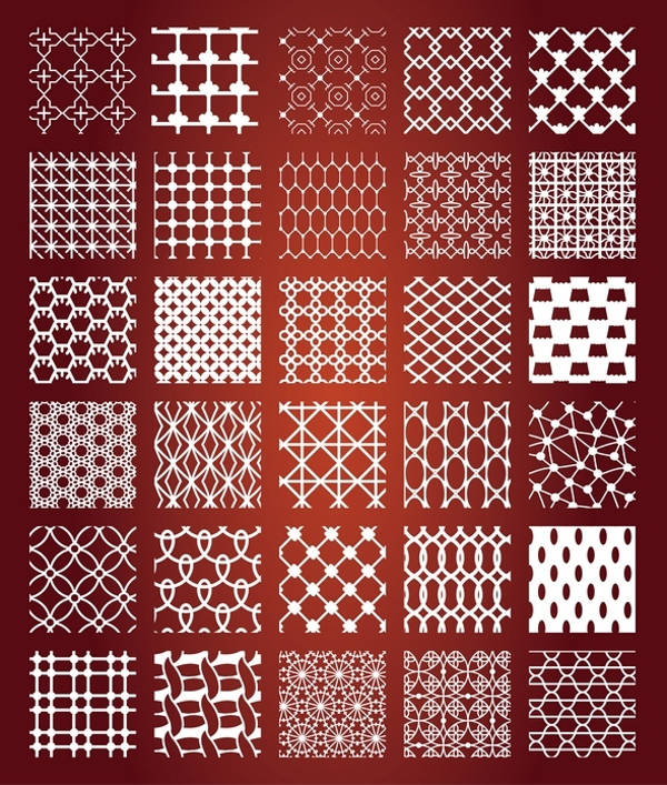 Set of Lace Patterns