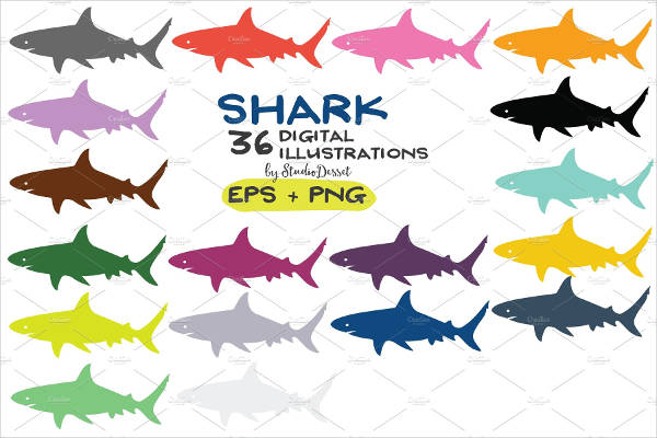 Download FREE 10+ Shark Cliparts in Vector EPS