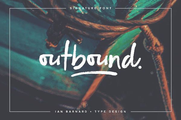 Signature Outbound Font